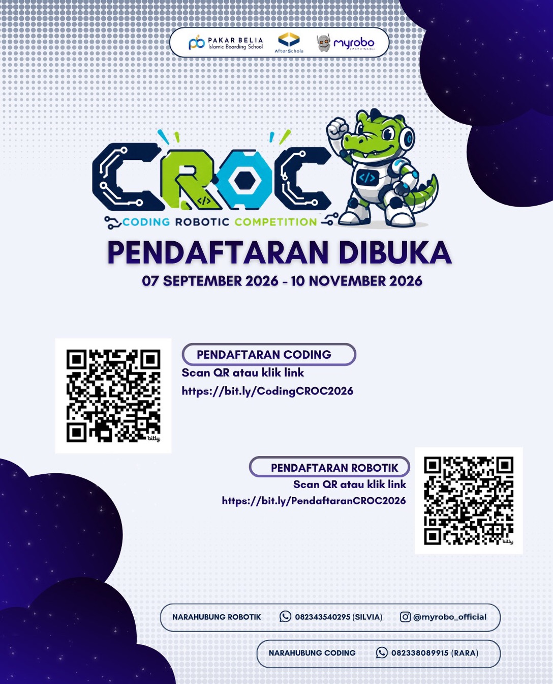 Poster CROC 2026 - cabang dan kategori